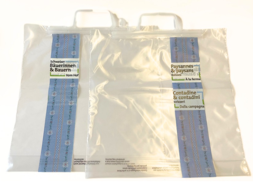 2.5 kg Früchtetragtasche mit Edelweiss-Logo